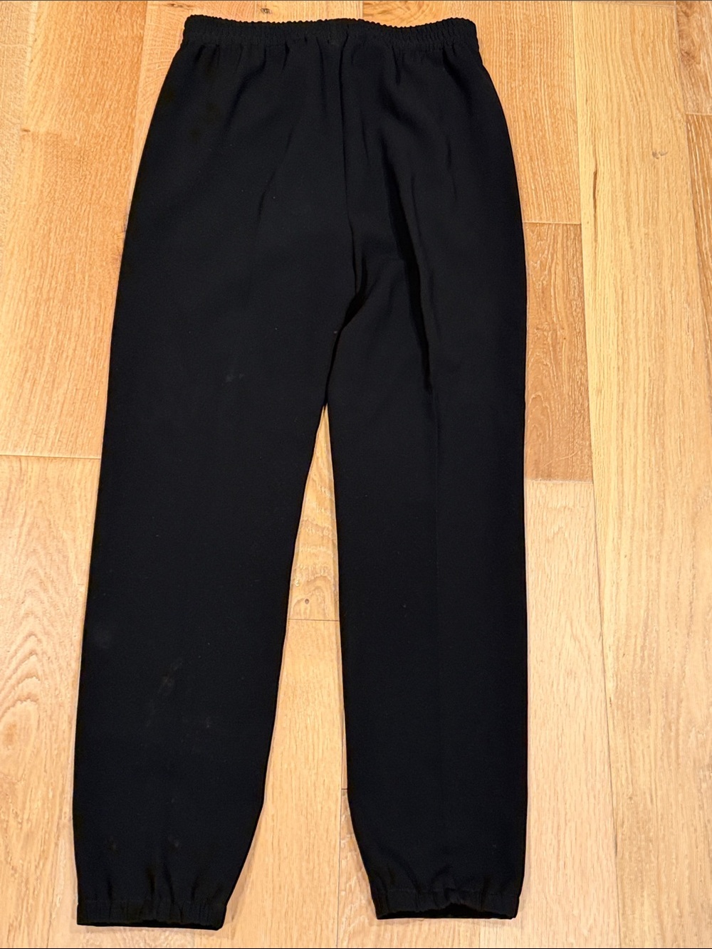 Theory Black Elastic-Waist Women's pull on Dress Pants 0 - Picture 3 of 5